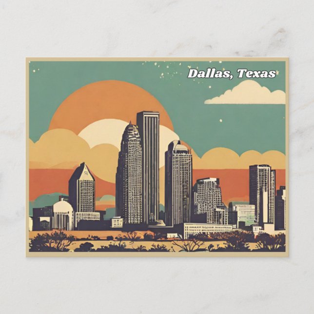 Carte Postale Dallas, Texas (Devant)