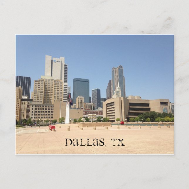 CARTE POSTALE "DALLAS, TX" (Devant)