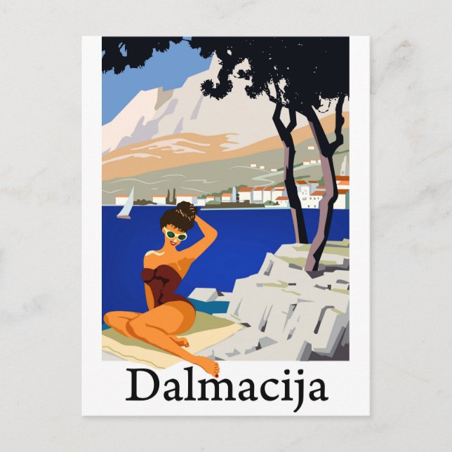 Carte Postale Dalmatie, Croatie (Devant)