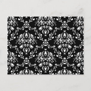 Carte Postale Damas noir et blanc