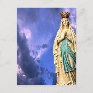 Carte Postale Dame de Lourdes