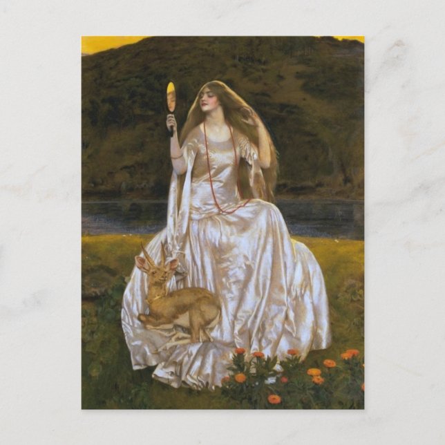 Carte Postale Dame du lac (Devant)