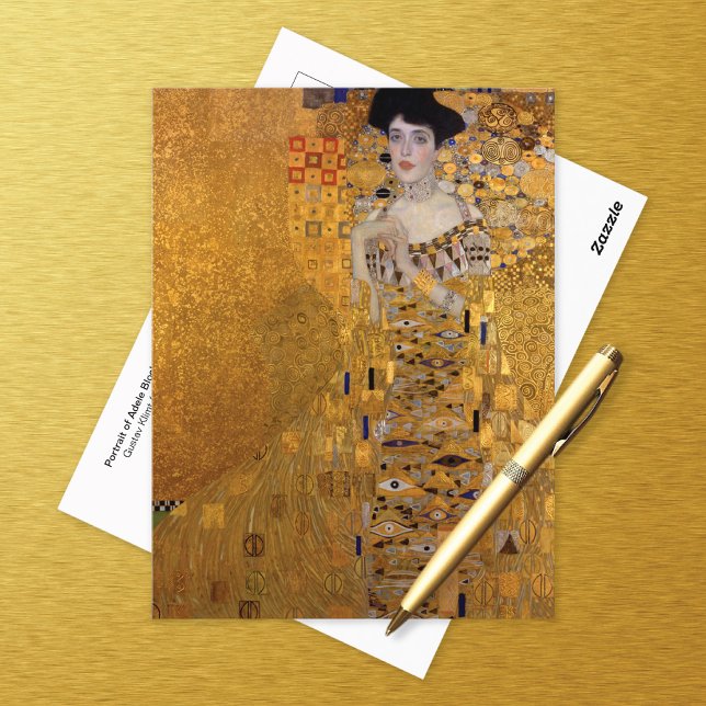 Carte Postale Dame en or Adele Gustav Klimt (Créateur téléchargé)