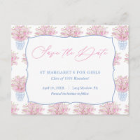 Dame Enregistrez la Date pour la Réunion d'anniver