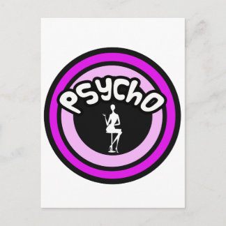 Carte Postale Dame Psycho