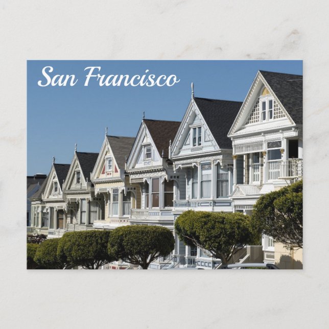 Carte Postale Dames peintes à San Francisco (Devant)