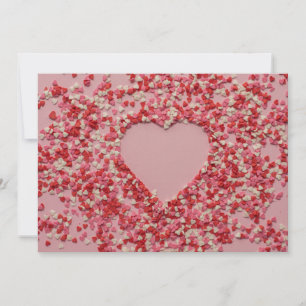 Carte postale d'amour romantique