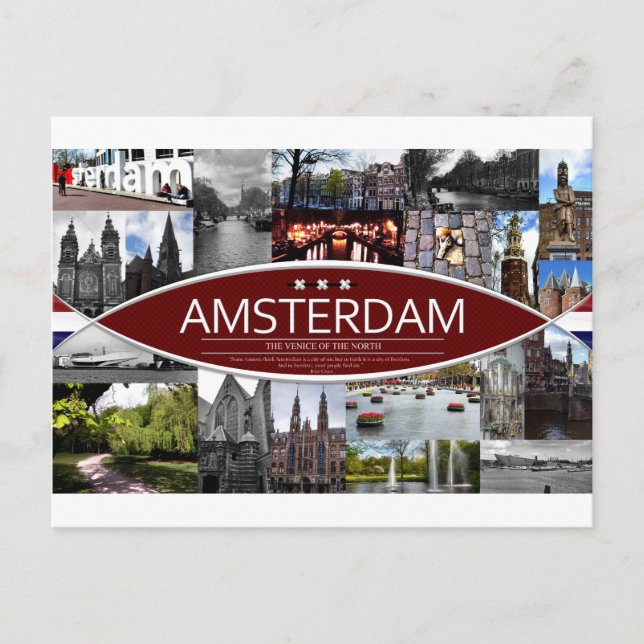 Carte postale d'Amsterdam (Devant)