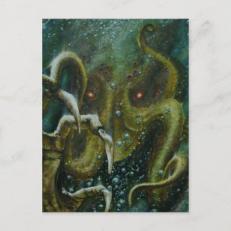 Carte Postale Dan Henk Cthulhu