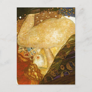Carte Postale Dana ? Gustav Klimt , painted 1907. Source: Other