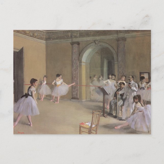 Carte Postale Dance Foyer à l'Opéra par Edgar Degas (Devant)