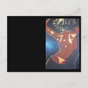 Carte Postale Dancefloor Diva Vacances d'été Art Abstrait