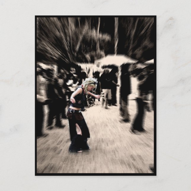 Carte postale Dancefloor Glimpses (Devant)