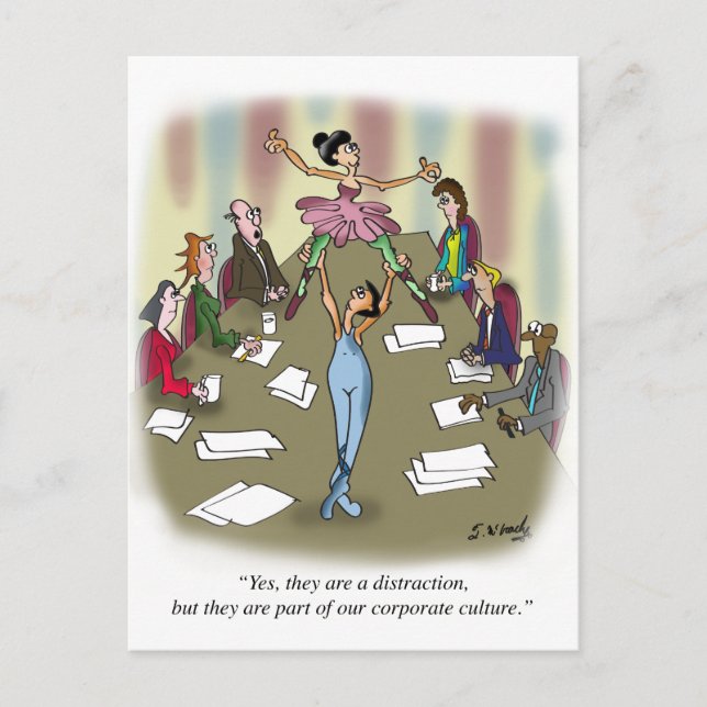 Carte Postale Dancing Cartoon 9386 (Devant)