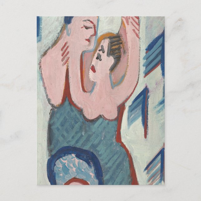 Carte Postale Dancing Couple Art Moderne (Devant)