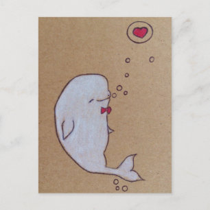 Carte Postale dandy beluga