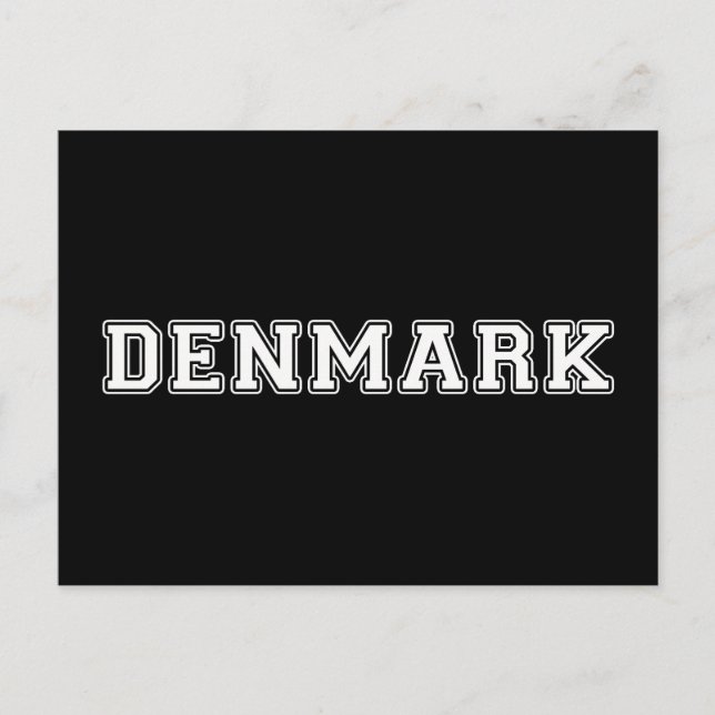 Carte Postale Danemark (Devant)
