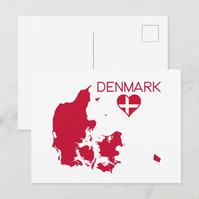 Carte Postale Danemark (Devant / Derrière)