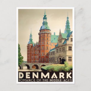 Carte postale Danemark vintage
