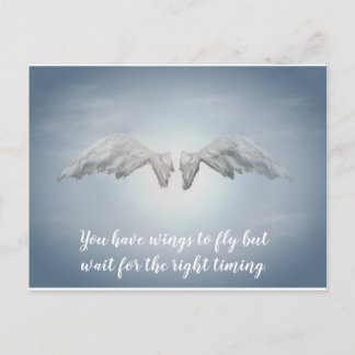 Carte postale d'ange spirituel inspirant