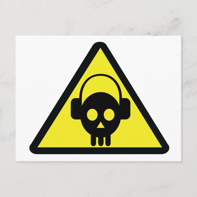 Carte Postale Danger DJ (Devant)