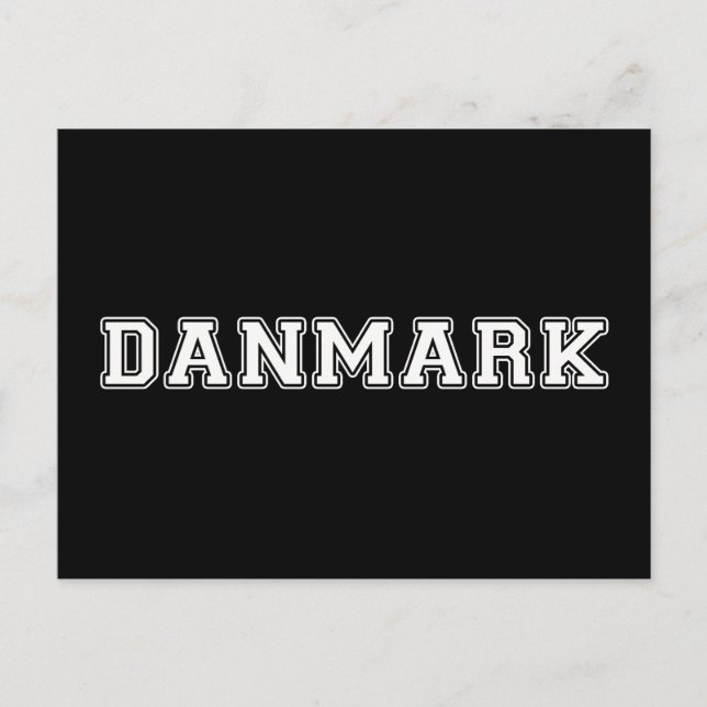 Carte Postale Danmark (Devant)