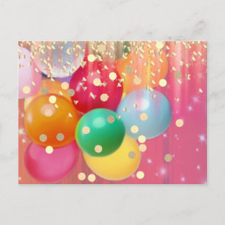 Carte postale d'anniversaire