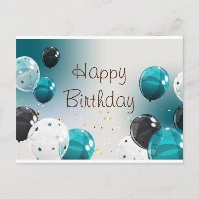 Carte postale d'anniversaire (Devant)