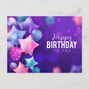 Carte postale d'anniversaire