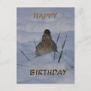 Carte postale d'anniversaire avec texte personnali