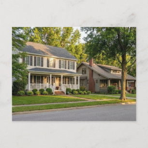 Carte postale d'annonce de nouvelle maison personn