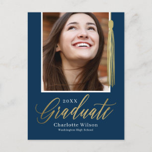 Carte postale d'annonce de remise des diplônes Tas