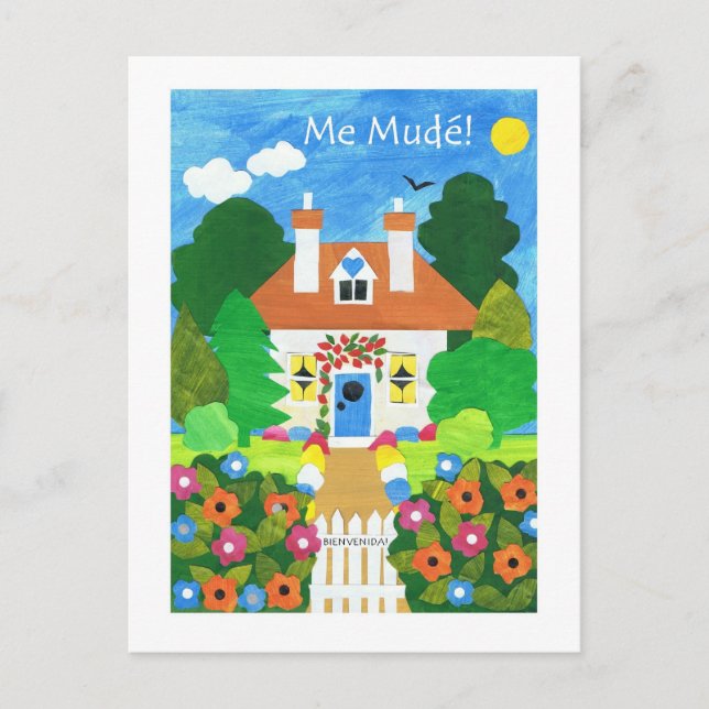 Carte postale d'annonce d'une nouvelle adresse en  (Devant)