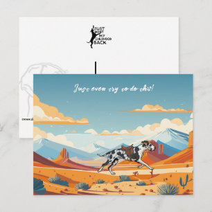 Carte Postale danois ou cheval