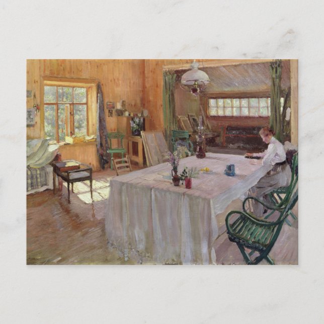 Carte Postale Dans la maison de l'artiste Konstantin Korovin (Devant)