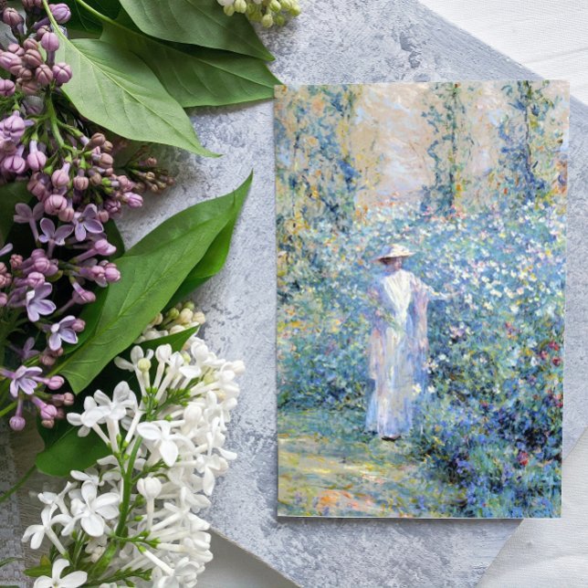 Carte Postale Dans le jardin (Créateur téléchargé)