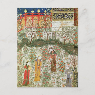 Carte postale Dans le jardin