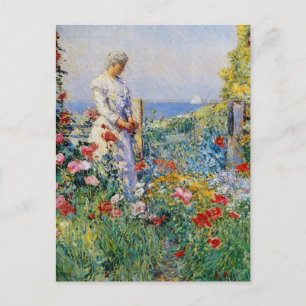 Carte Postale Dans Le Jardin