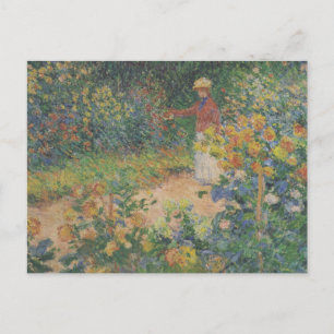 Carte Postale Dans le jardin - Claude Monet - c1895