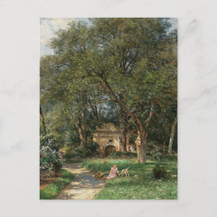 Carte Postale Dans le parc du château Hugo Darnaut
