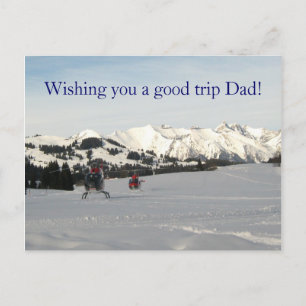 Carte Postale Dans les hauteurs enneigées !