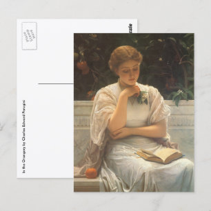 Carte Postale Dans l'Orangerie par Charles Edward Perugini