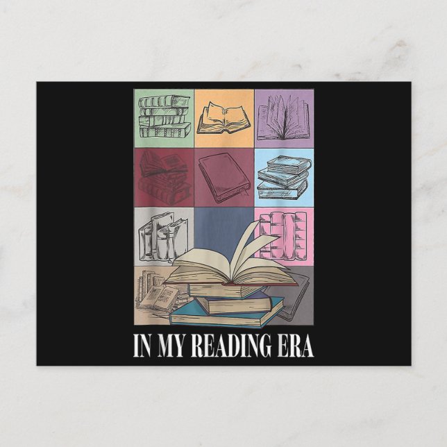 Carte Postale Dans Ma Lecture Époque Livre Lover (Devant)