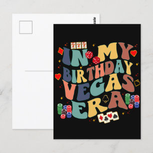 Carte Postale Dans Mon Anniversaire Vegas Era Vacances Party Voy
