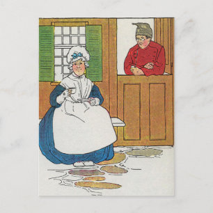 Carte Postale Dans un chalet à Fife Vivait un homme et sa femme