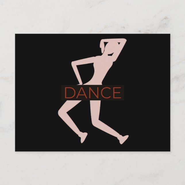 Carte Postale Danse (Devant)
