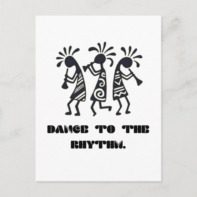 Carte Postale danse (Devant)