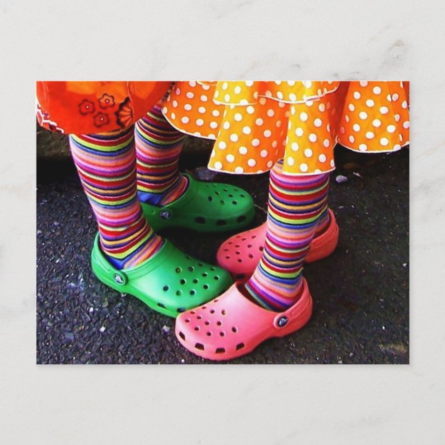 Carte Postale Danse arc-en-ciel (Devant)