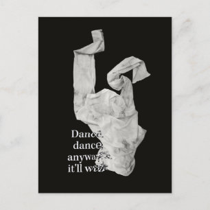 Carte Postale Danse Art Contemporain Danser Tissu Il Fonctionner