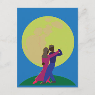 Carte Postale Danse au clair de lune